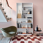 Дизайнерский стеллаж с вертикальными и горизонтальными полками Gio Ponti D.357.1 D.357.2 Rack варинант исполнения - 5 | Loft Concept в Тюмени