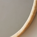 Зеркало круглое в раме из ротанга Wickerwork варинант исполнения - 2 | Loft Concept в Тюмени