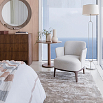 Приставной стол в шпоне ореха Elega варинант исполнения - 6 | Loft Concept в Тюмени