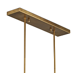 Люстра прямоугольная из толстого литого стекла Cast Glass варинант исполнения - 5 | Loft Concept в Тюмени