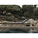 Шезлонг на металлическом каркасе с регулируемой спинкой GUELL Sunbed варинант исполнения - 9 | Loft Concept в Тюмени