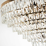 Люстра с прямоугольными хрустальными подвесками Lunet Crystal Rectangulars Chandelier 18 варинант исполнения - 2 | Loft Concept в Тюмени