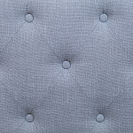 Изголовье кровати серое с мягкой обивкой из рогожки Emma Headboard варинант исполнения - 3 | Loft Concept в Тюмени