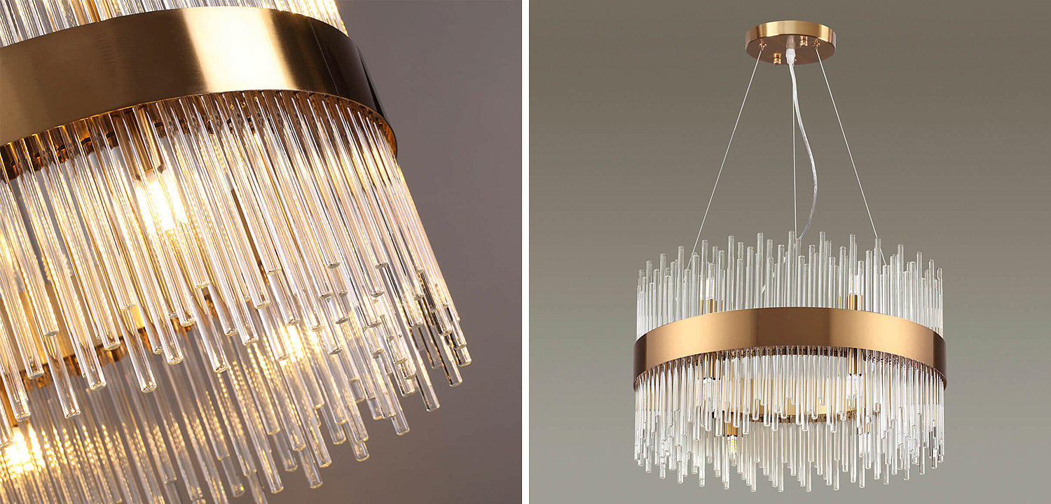 Люстра Nembus Chandelier Gold Circle Люстра Nembus Chandelier Gold Circle - Loft-Concept в Тюмени
