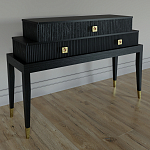 Премиальная Консоль с тремя ящиками Elsa Dreams Black варинант исполнения - 1 | Loft Concept в Тюмени