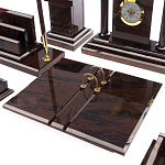 Настольный письменный набор из природного камня обсидиана Team leader варинант исполнения - 2 | Loft Concept в Тюмени