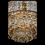 Люстра хрустальная в неоклассическом стиле на золотистом каркасе Majesty варинант исполнения - 4 | Loft Concept в Тюмени