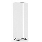 Двухдверный шкаф белого цвета Strict Lines варинант исполнения - 2 | Loft Concept в Тюмени