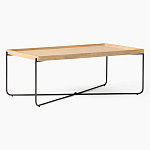 Журнальный стол с прямоугольной деревянной столешницей Urban Style Space варинант исполнения - 1 | Loft Concept в Тюмени