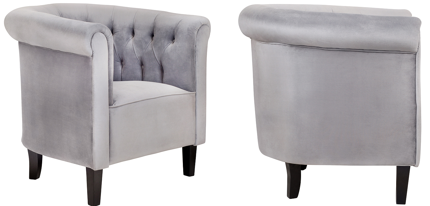 Кресло Cesare Armchair grey Кресло Cesare Armchair grey - Loft-Concept в Тюмени