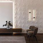 Гипсовая 3D Панель D-01 варинант исполнения - 1 | Loft Concept в Тюмени