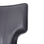 Стул серый из искуственной кожи на 4-х ножках Enigma Gray варинант исполнения - 4 | Loft Concept в Тюмени