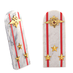 Сувенир Погон МВД из натурального камня мрамор Souvenir Epaulets варинант исполнения - 7 | Loft Concept в Тюмени
