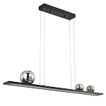 Светодиодная линейная люстра IONA Сhandelier black 103 варинант исполнения - 2 | Loft Concept в Тюмени