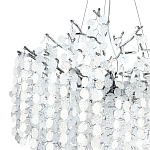 Люстра с круглыми хрустальными подвесками Fairytree Chrome Crystal Branches Chandelier 10 варинант исполнения - 3 | Loft Concept в Тюмени