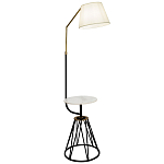 Торшер с абажуром и приставным столом Ottavio Lighting and Furniture Floor Lamp варинант исполнения - 1 | Loft Concept в Тюмени