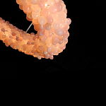 Люстра кольцевая с частичками натурального горного хрусталя Crystal Shimmer варинант исполнения - 4 | Loft Concept в Тюмени