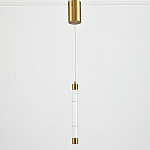 Подвесной светильник в форме цилиндра Trumpet Tube Brass варинант исполнения - 3 | Loft Concept в Тюмени