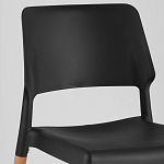 Пластиковый стул на ножках из массива бука Ferret Black 4 шт варинант исполнения - 7 | Loft Concept в Тюмени