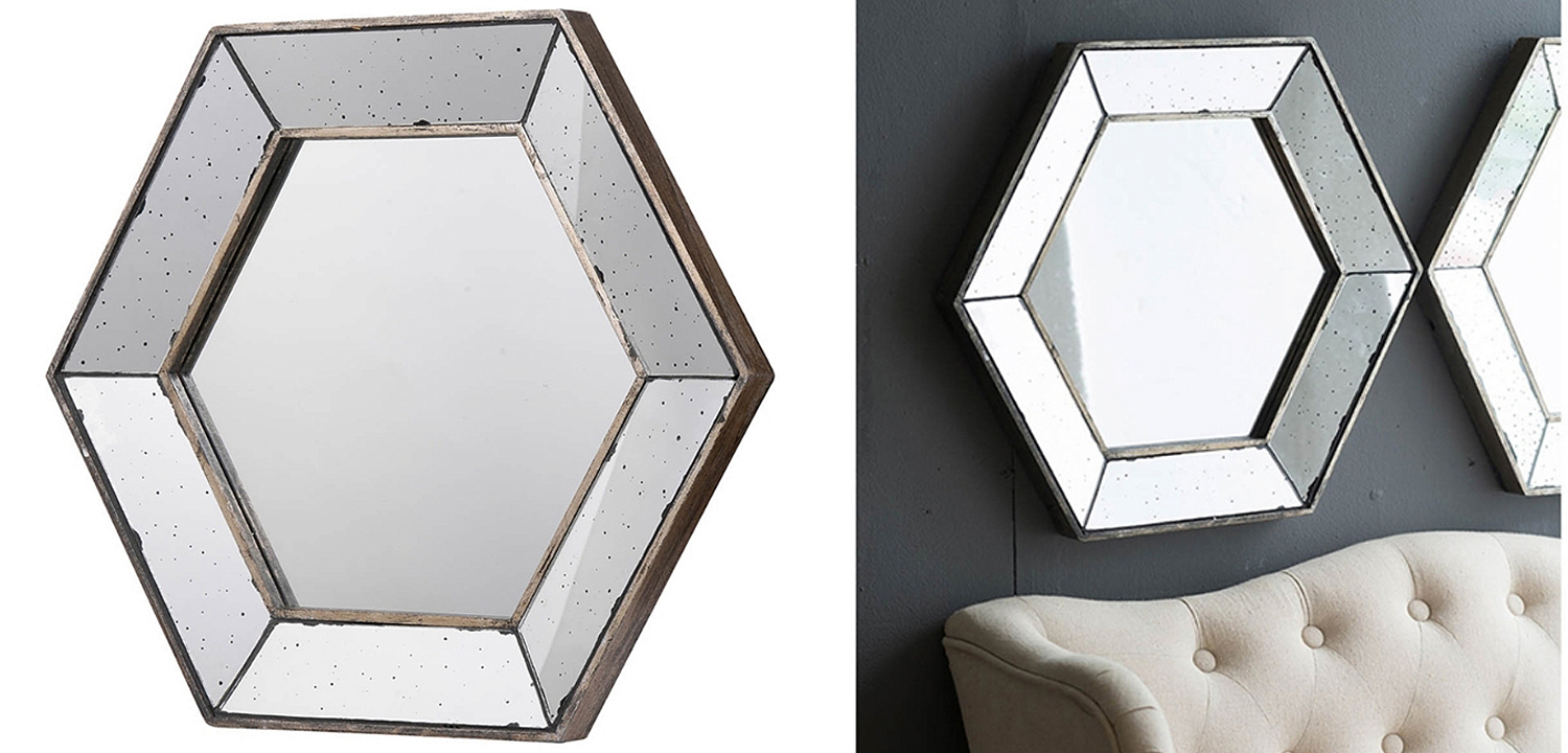 Зеркало Hexagonal Mirror Зеркало Hexagonal Mirror - Loft-Concept в Тюмени