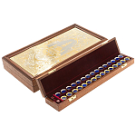 Нарды настольные из натурального камня лазурит и долерит Backgammon from Stone варинант исполнения - 4 | Loft Concept в Тюмени