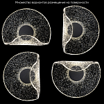Бра из текстурированного прозрачного стекла с изогнутым краем Textured Glass  варинант исполнения - 6 | Loft Concept в Тюмени