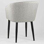 Мягкое кресло на металлических ножках Shaggy Grey варинант исполнения - 5 | Loft Concept в Тюмени