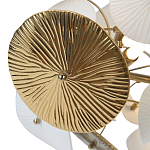 Люстра с белыми и золотистыми цветами Dahlia Flowers Lamp варинант исполнения - 6 | Loft Concept в Тюмени