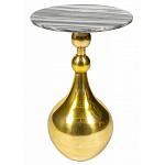 Кофейный столик с мраморной столешницей Sleeve Arabia варинант исполнения - 1 | Loft Concept в Тюмени