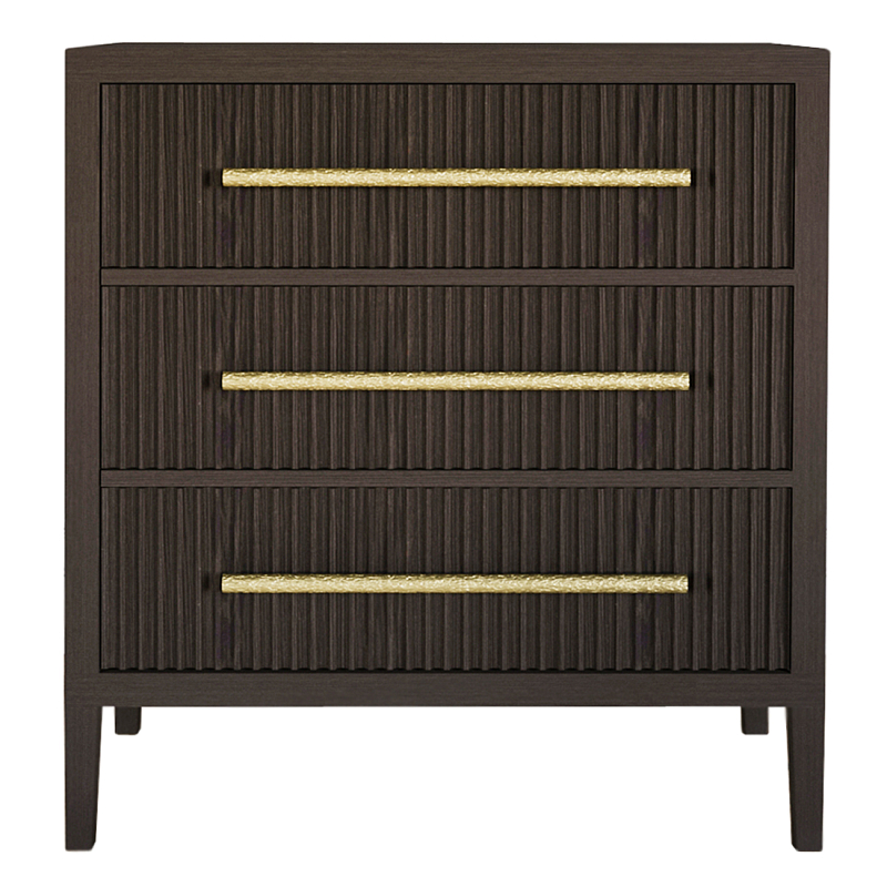 Комод Primo с 3 выдвижными ящиками Темный орех Орех в Тюмени | Loft Concept 