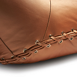 Дизайнерское кожаное кресло в форме руки Poltronova Joe Gold  Armchair варинант исполнения - 9 | Loft Concept в Тюмени