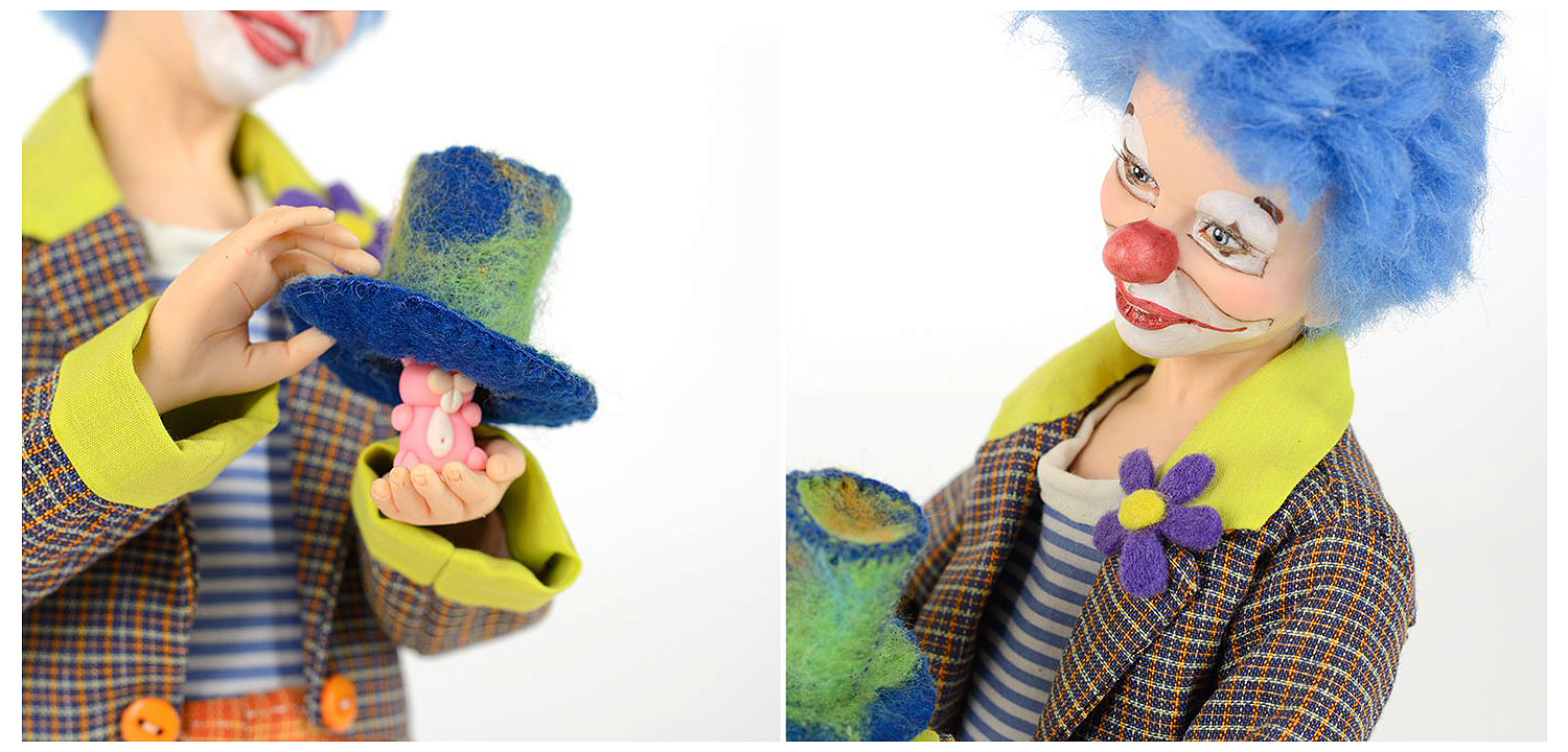 Авторская кукла Клоун - Loft-Concept в Тюмени
