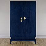 Платяной шкаф Elsa Dreams Blue с 2-мя фасадами варинант исполнения - 5 | Loft Concept в Тюмени