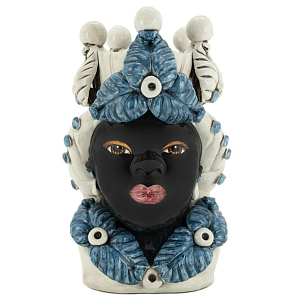 Ваза Vase Moro Lady Eve Blue