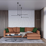 Торшер черного цвета с круглым основанием и вытянутым поворотным плафоном Trumpet tube варинант исполнения - 4 | Loft Concept в Тюмени