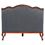 Диван двухместный из натурального бука цвета антрацит Solid Luxury варинант исполнения - 2 | Loft Concept в Тюмени