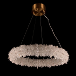 Люстра круглая с натуральным горным хрусталем Crystal Shimmer варинант исполнения - 3 | Loft Concept в Тюмени