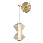 Бра светодиодное с стеклянным волнообразным плафоном Amphora of Light варинант исполнения - 3 | Loft Concept в Тюмени