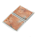 Портсигар с газовой зажигалкой из натурального камня Пегматит Stone Cigarettes Cases варинант исполнения - 2 | Loft Concept в Тюмени