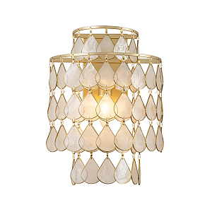 Бра с декором из натуральной морской ракушки Iridescent Light