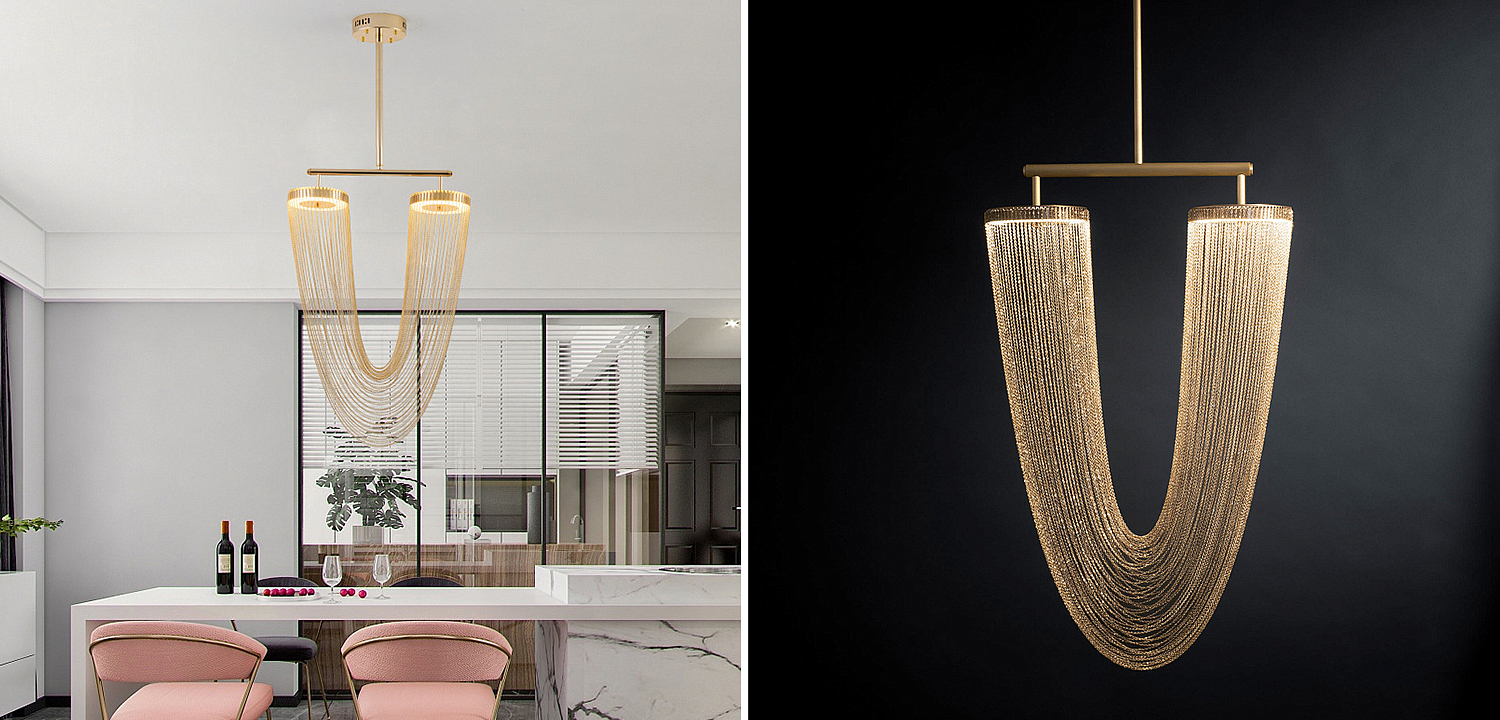 Люстра Otero Gold Larose Guyon Люстра Otero Gold Larose Guyon - Loft-Concept в Тюмени