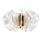 Бра с крупными прозрачными лепестками с рельефной поверхностью Ethereal Bloom варинант исполнения - 1 | Loft Concept в Тюмени