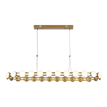 Люстра овальная с круглыми светодиодными источниками света Maxine Light варинант исполнения - 4 | Loft Concept в Тюмени