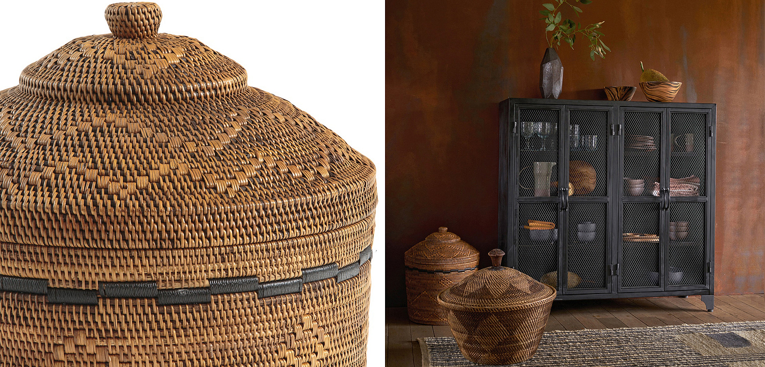 Корзина Wicker bamboo and rattan Корзина Wicker bamboo and rattan - Loft-Concept в Тюмени