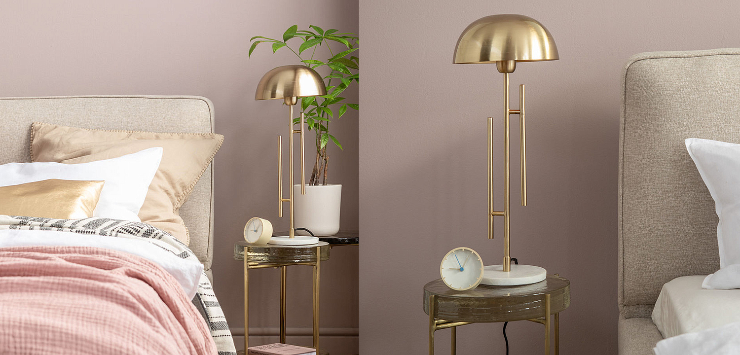 Настольная лампа Geometric Brass Table Lamp Настольная лампа Geometric Brass Table Lamp - Loft-Concept в Тюмени