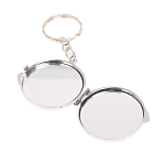 Зеркало брелок карманное двухстороннее из натурального камня Оникс Silver Stone Mirrors варинант исполнения - 6 | Loft Concept в Тюмени