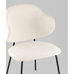 Стул Bellamy букле молочный варинант исполнения - 2 | Loft Concept в Тюмени