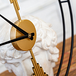 Часы настенные круглые из металла Mirror Tower Clock варинант исполнения - 2 | Loft Concept в Тюмени