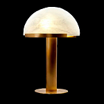 Настольная лампа c абажуром в форме купола из натурального камня  Heavenly Harmony варинант исполнения - 1 | Loft Concept в Тюмени