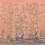 Обои ручная роспись Belvoir Apricot  варинант исполнения - 1 | Loft Concept в Тюмени